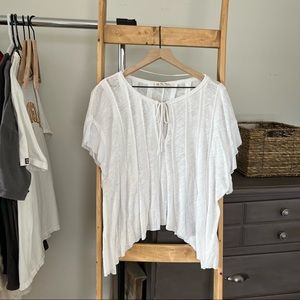 We The Free White Flowy Top